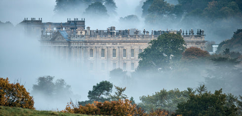 PANORAMIC - CHATSWORTH IN THE MIST - 1.2m x 50cm